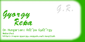 gyorgy repa business card